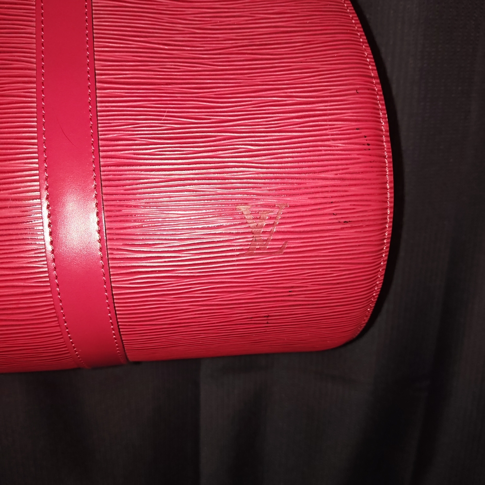 Louis Vuitton Red Epi Solferino 45 - Picture 2 of 12
